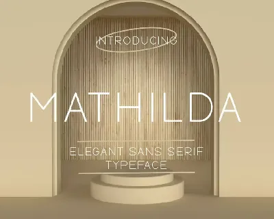 Mathilda font