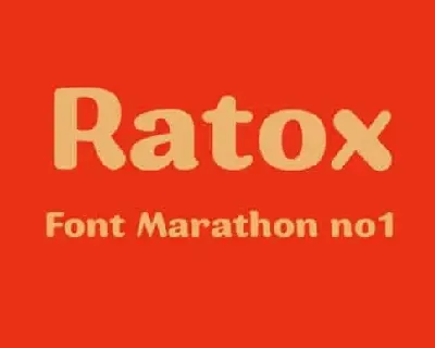 Ratox Sans Serif font