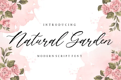 Natural Garden font
