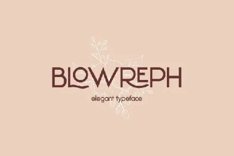 Blowreph font