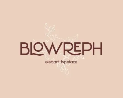 Blowreph font