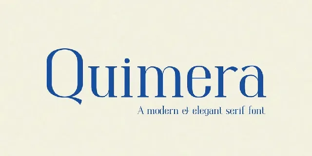 Quimera font