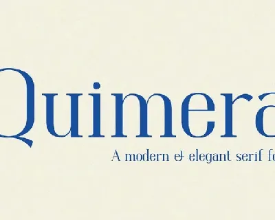 Quimera font