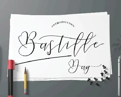 Bastille Day Script font