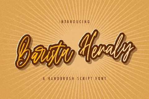 Barista Heraly font