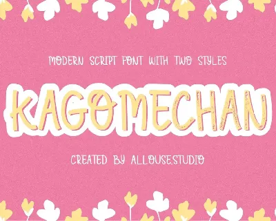 Kagomechan Demo Version font