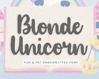 Blonde Unicorn font