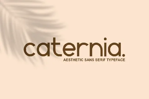 Caternia font