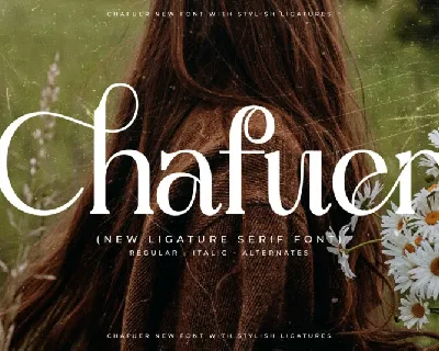 Chafuer font