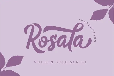 Rosala font