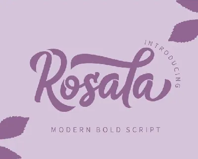 Rosala font