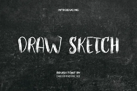 Draw Sketch font