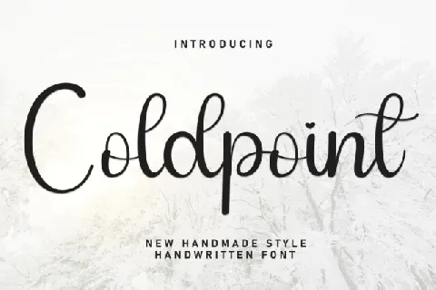 Coldpoint Script font