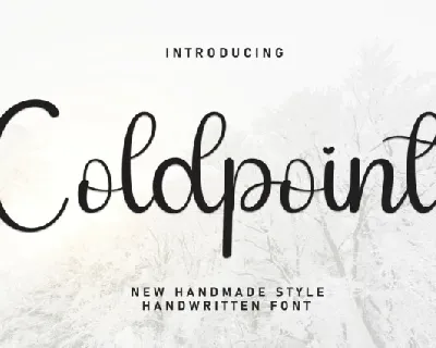 Coldpoint Script font