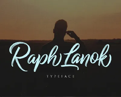 Raph Lanok Script font