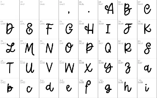 Yelatte font