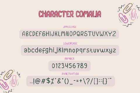 COMALIA font