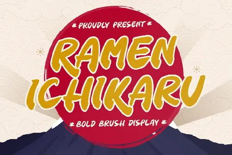 RAMEN ICHIKARU font