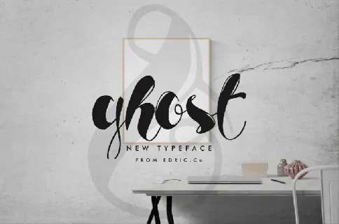 Ghost Calligraphy font