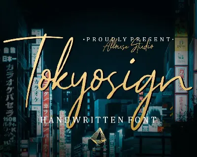 Tokyosign Demo Version font