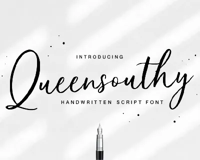 Queensouthy font