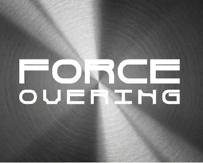 Force Overing font