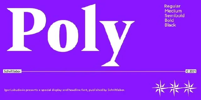 Poly Family font
