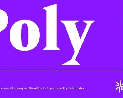 Poly Family font