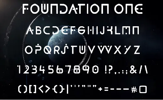 Foundation One font