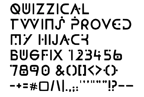 Foundation One font