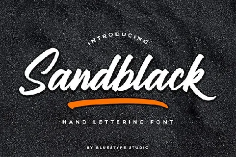 Sandblack Script font
