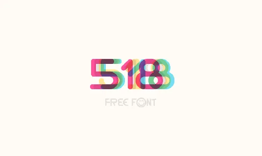 518 Typeface font