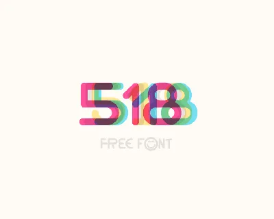 518 Typeface font