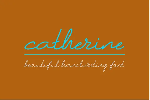 catherine font