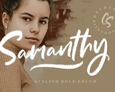 Samanthy Stylish Brush font