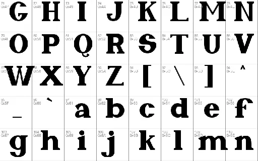 Baochi font