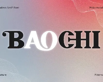 Baochi font