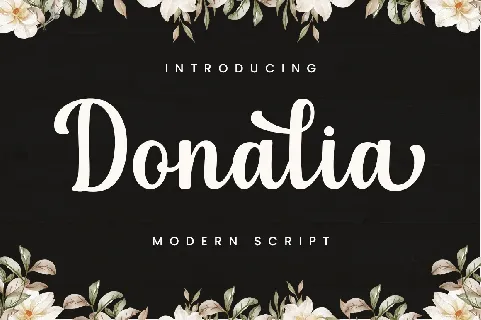 Donalia font