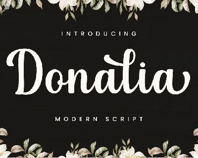 Donalia font