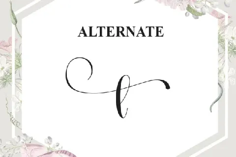 Greating Calligraphy font