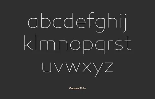 Canaro Free Demo font