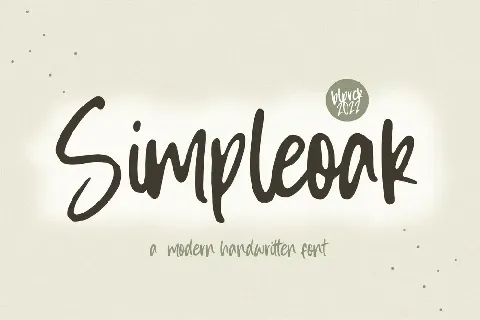 Simpleoak font