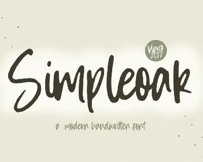 Simpleoak font