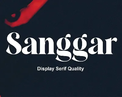 Sanggar font