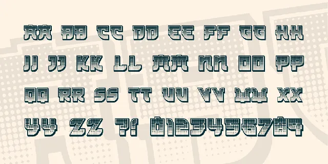 Kamikaze font