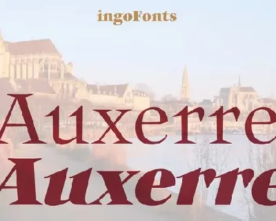 Auxerre Family font