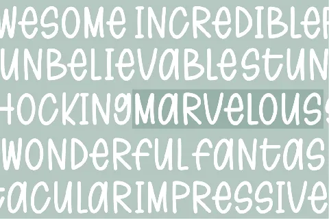 Lumilkys font