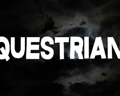 Questrian 3 Sans Serif font