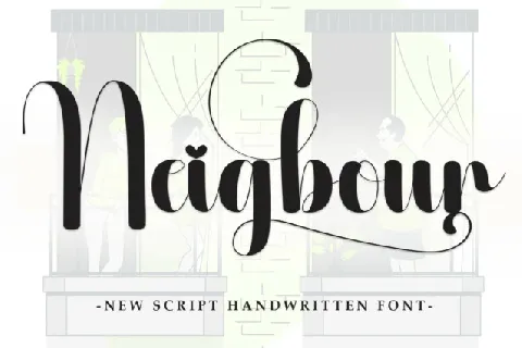 Neigbour Script font