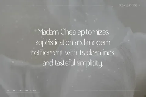 Madam Ghea font